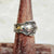 Vintage sterling silver Buttercup spoon ring circa 1950