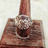 Sterling silver orange blossom spoon ring circa 1905